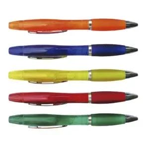 Lapicero Plástico Transparente Resaltador RTHP-08B-T